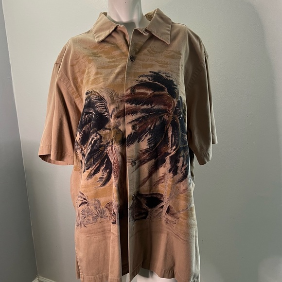 Polo Ralph Lauren Other - Polo Ralph Lauren Vintage Camp Button Down Casual Tropical Mens M